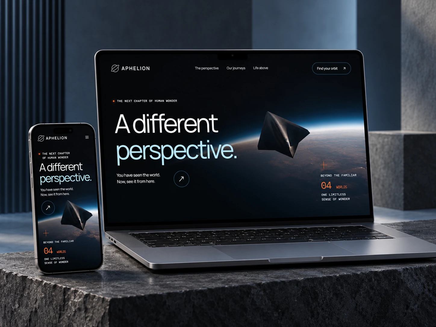 Aphelion website presentation