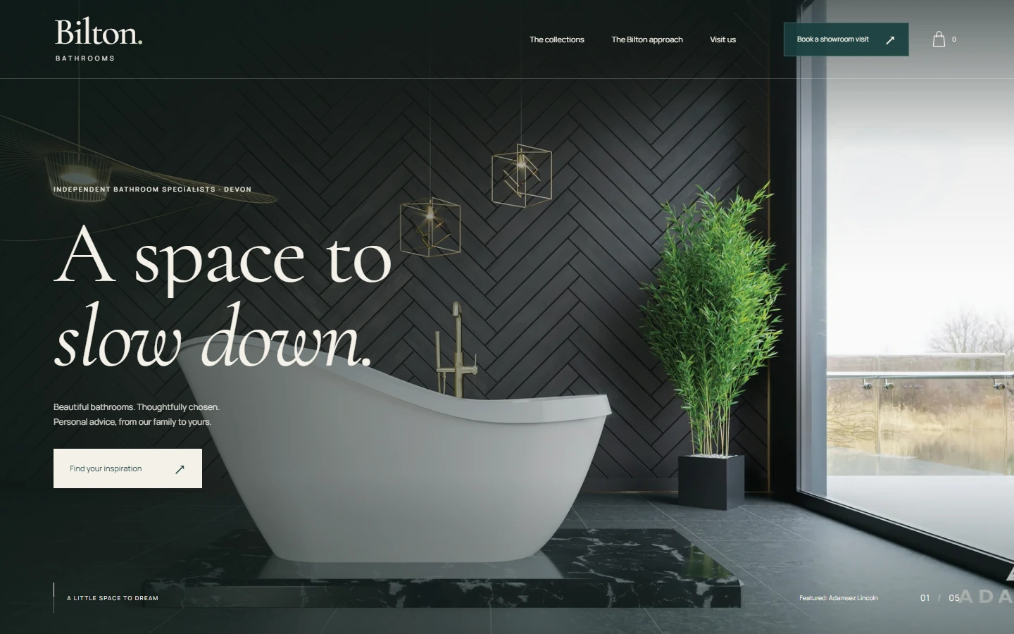 Bilton Bathrooms website detail 1