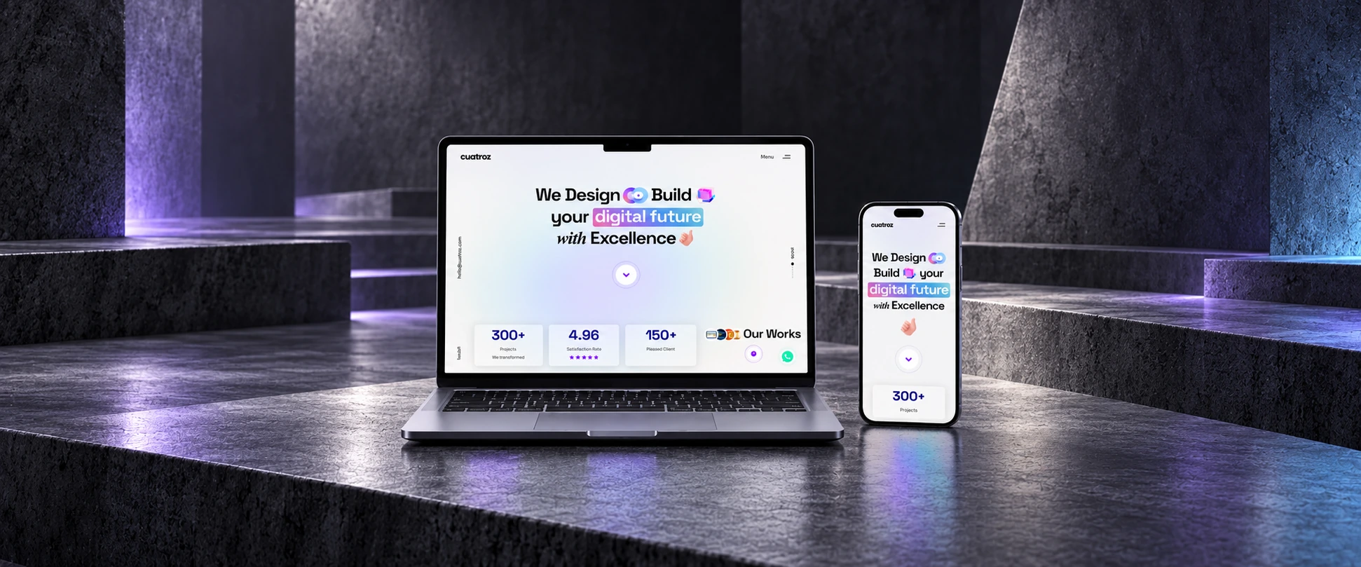 Cuatroz website presentation