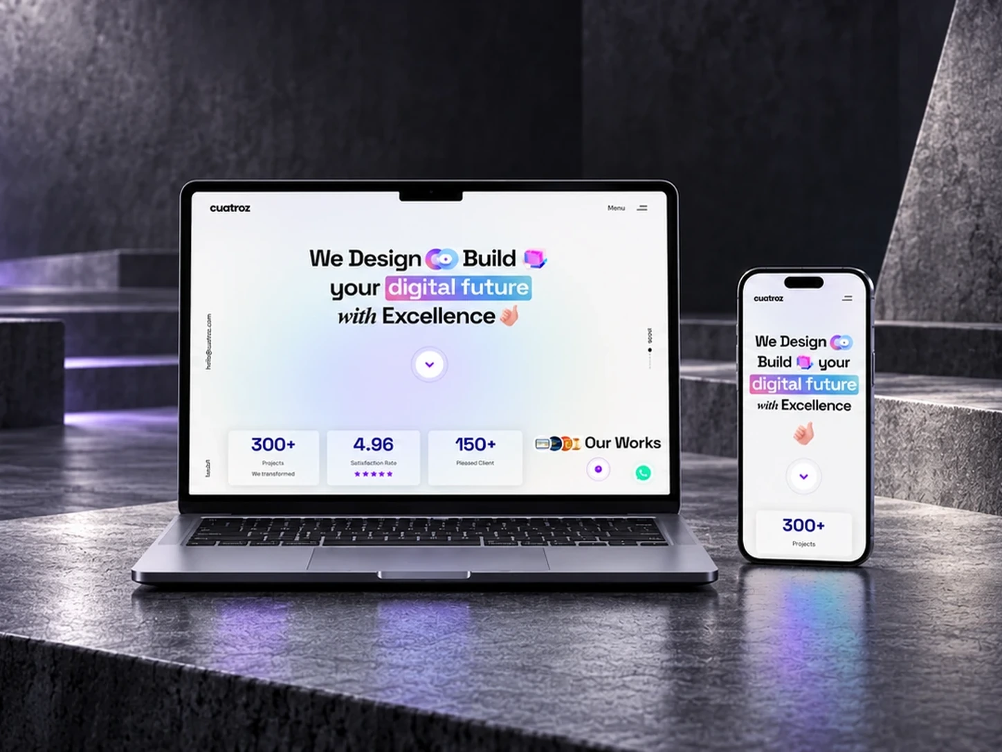 Cuatroz website presentation