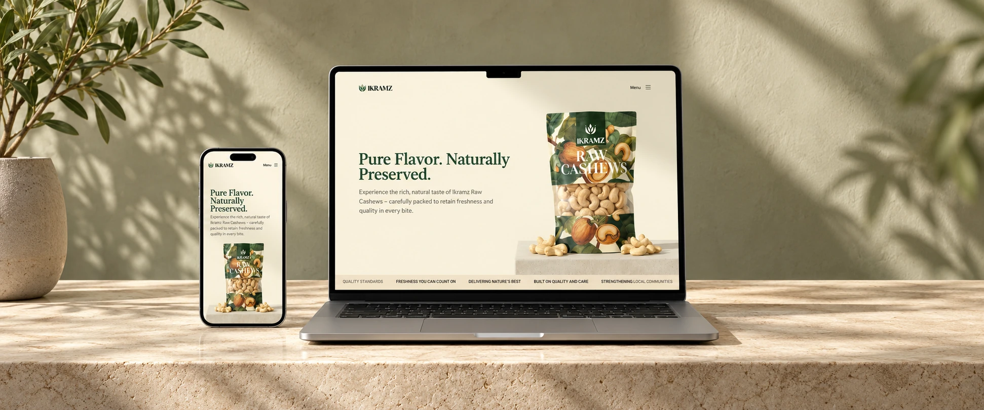 Ikramz website presentation