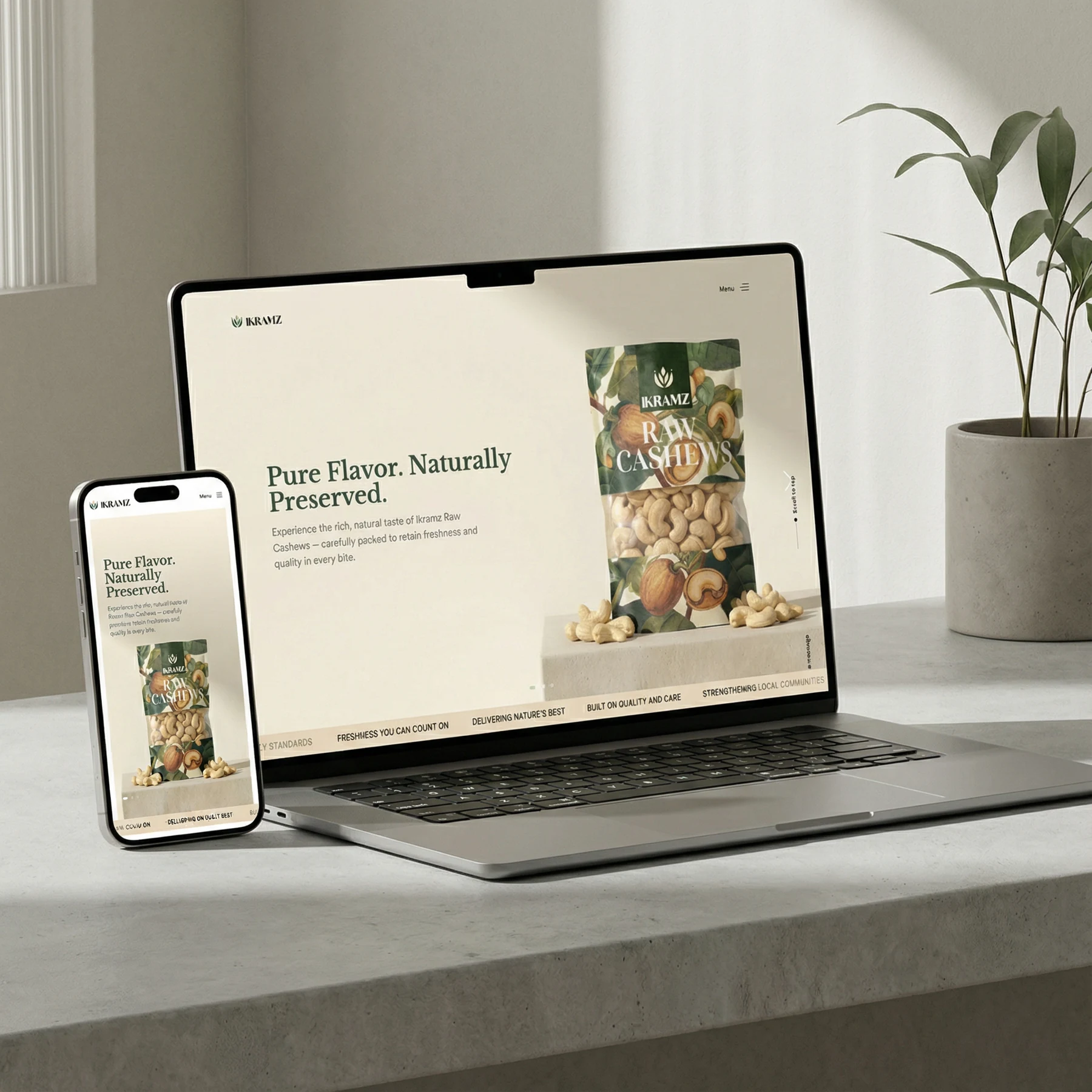 Ikramz website presentation
